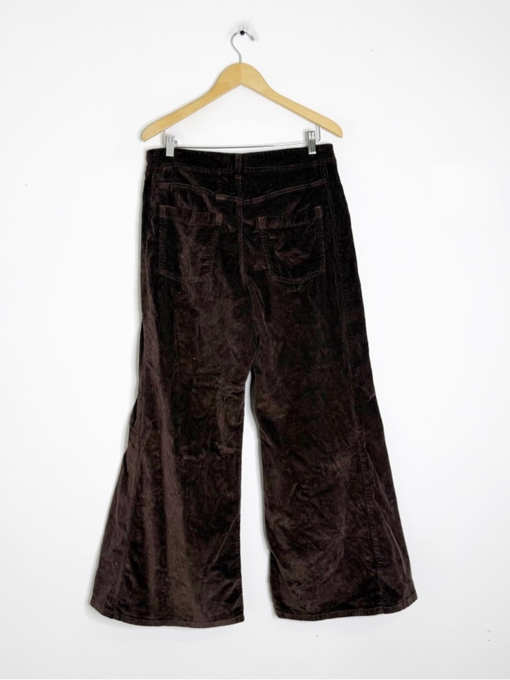 Pilcro Adi Wide Leg Corduroy Pants Size 31 Brown High Rise Anthropologie - Picture 4 of 9